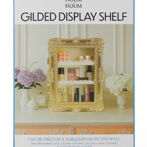 Gold Gilded Display Shelf